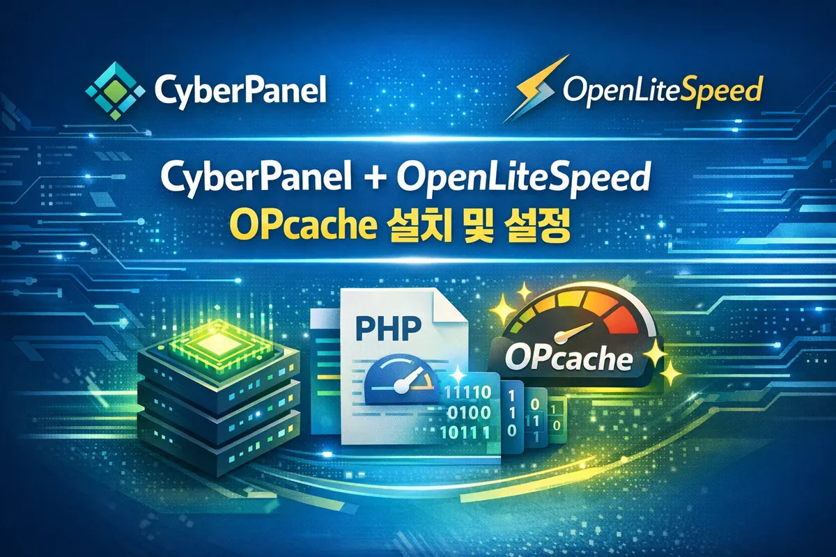 opcache 설치 방법 대표 이미지