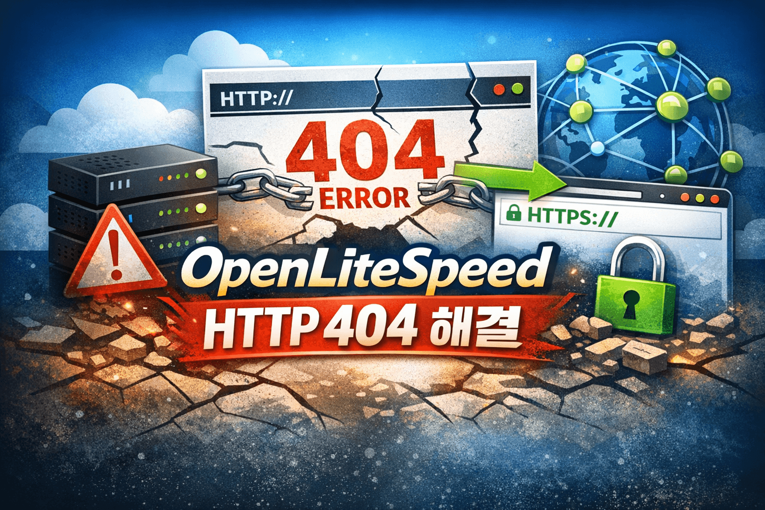 OpenLiteSpeed HTTP 404 해결 대표 이미지