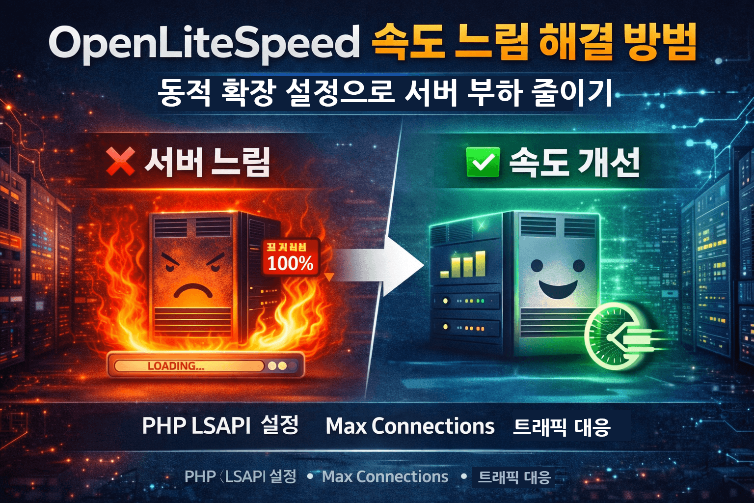 OpenLiteSpeed 동적 확장 설정 대표 이미지