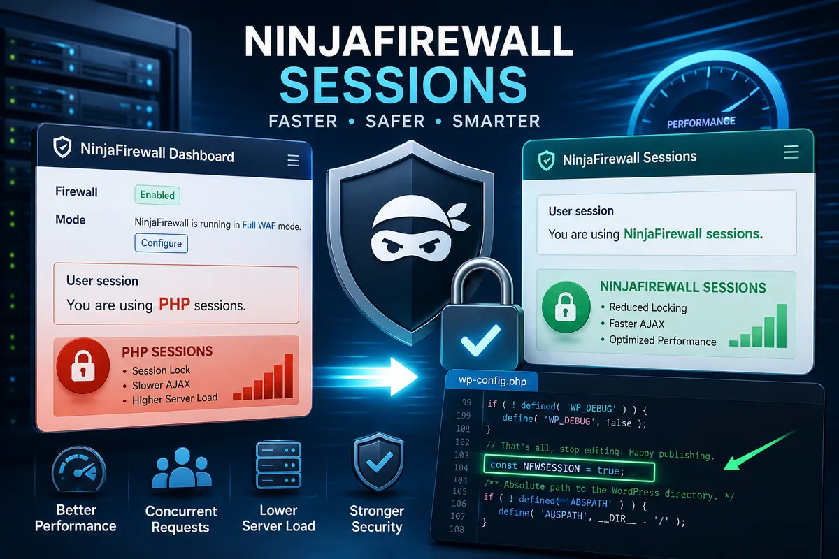 NinjaFirewall 세션 설정 방법 대표 이미지