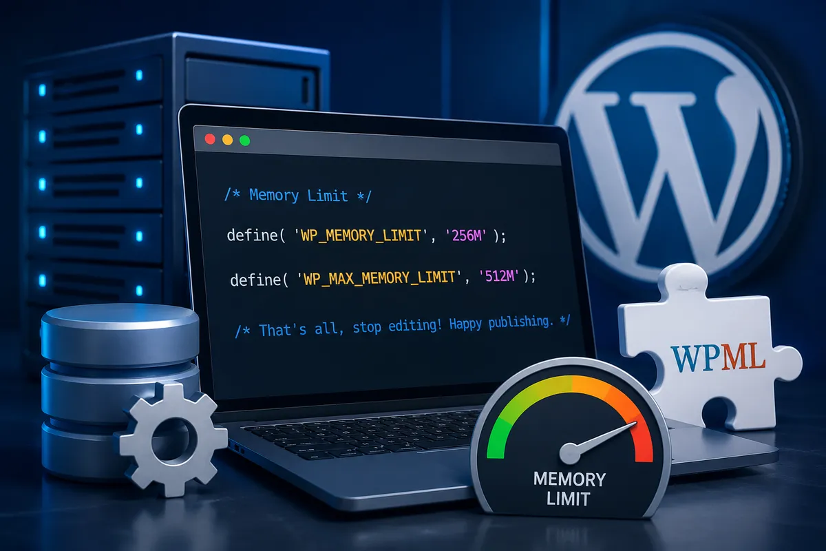 WPML 메모리 제한 늘리기