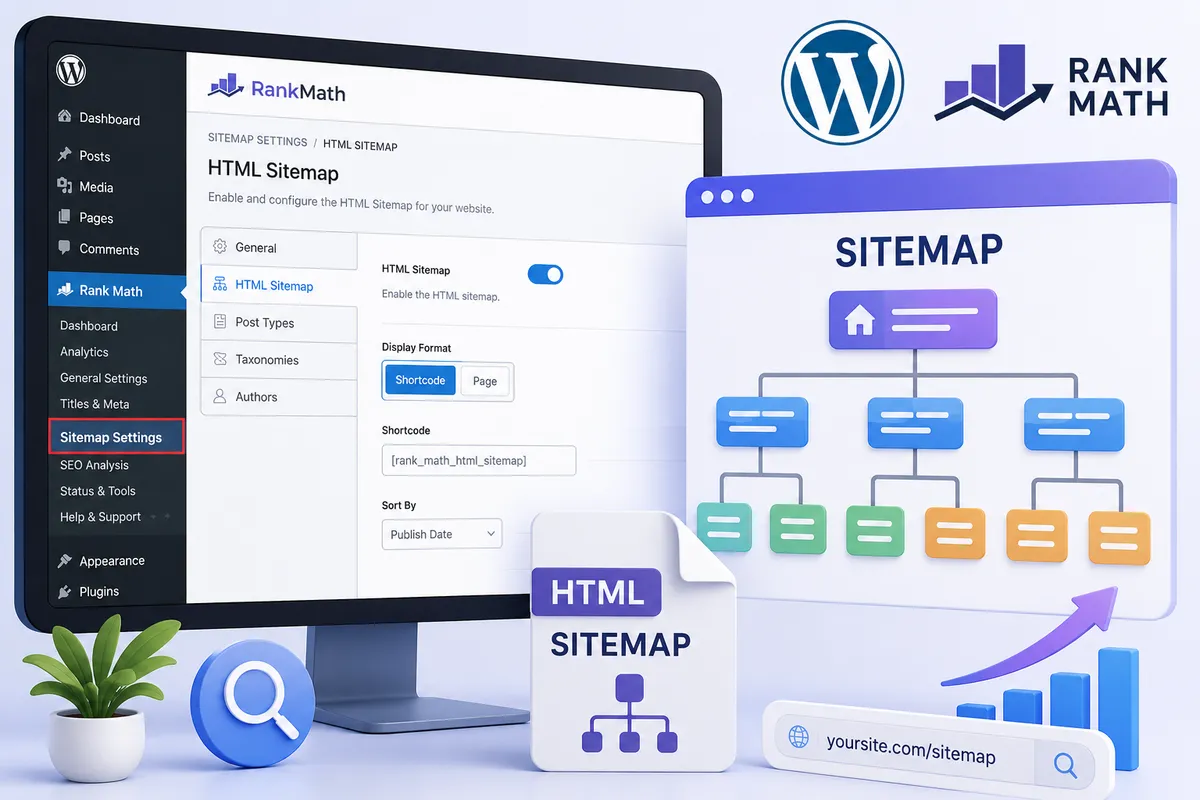 HTML Sitemap 설정 방법