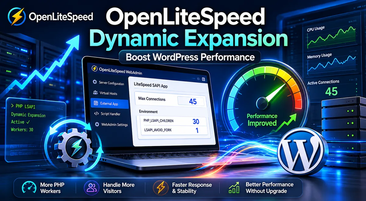 OpenLiteSpeed Dynamic Expansion Settings