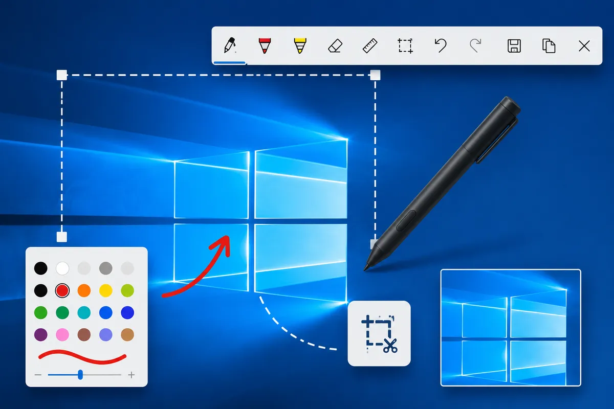 Windows Ink 화면 캡처 사용 방법