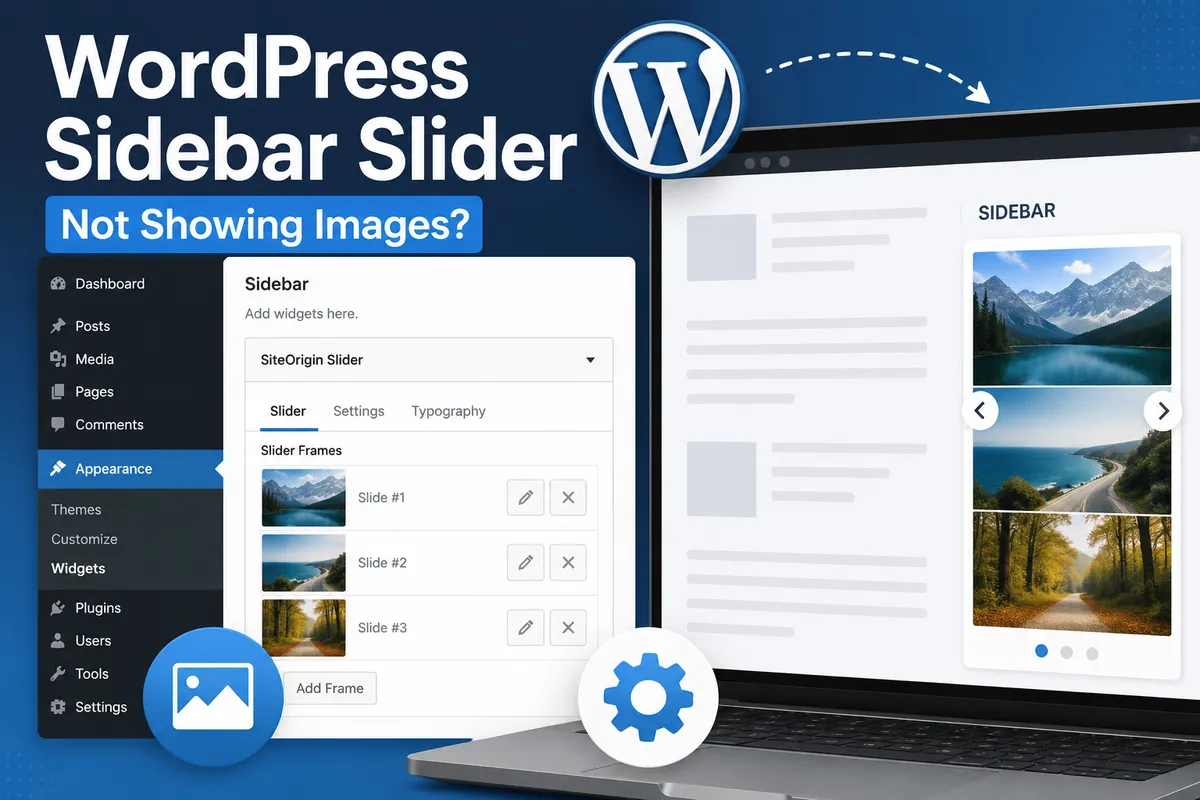 WordPress Sidebar Slider Not Showing Images
